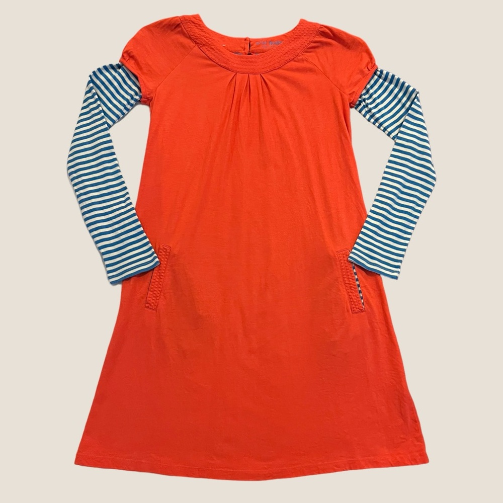 Mini Boden Girls’ Cotton Long Sleeve Swing Dress
